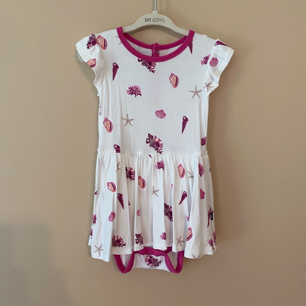 Kyte Baby Pink Seashell Twirl Dress 18-24 Months
